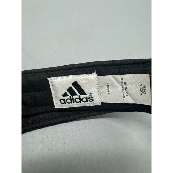 Adidas Black Climalite Sports Visor Cap Made In China Adjustable Polyester READ - Picture 2 of 5